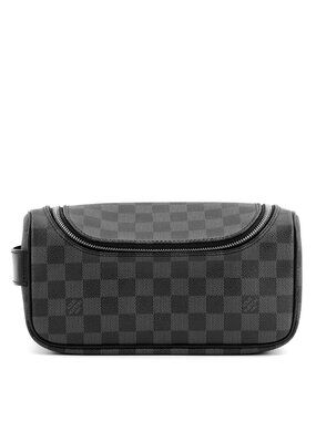 Louis Vuitton Pouch Damier Graphite Toilette Makeup Black